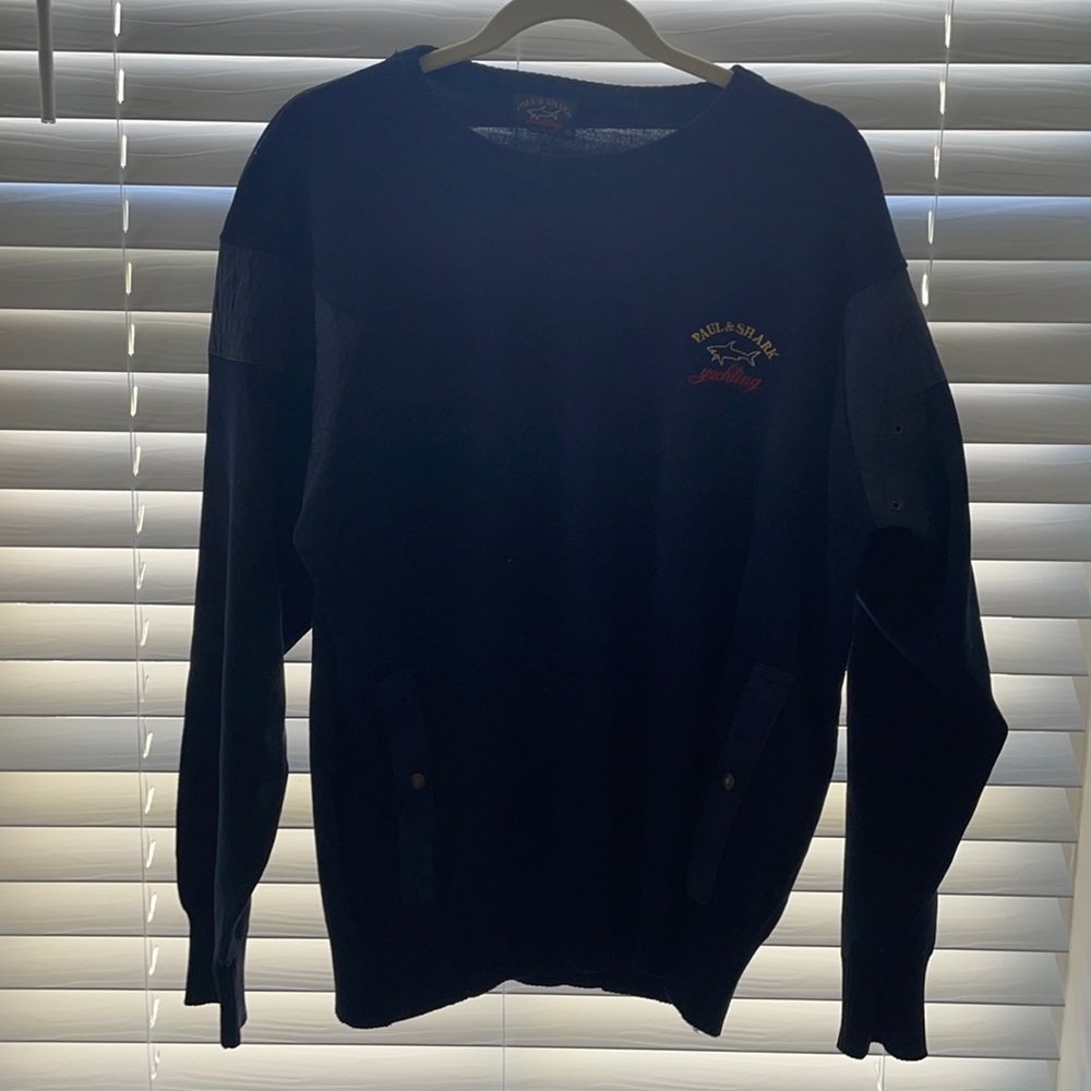 Extremely rare vintage navy men’s Paul & Shark sweater